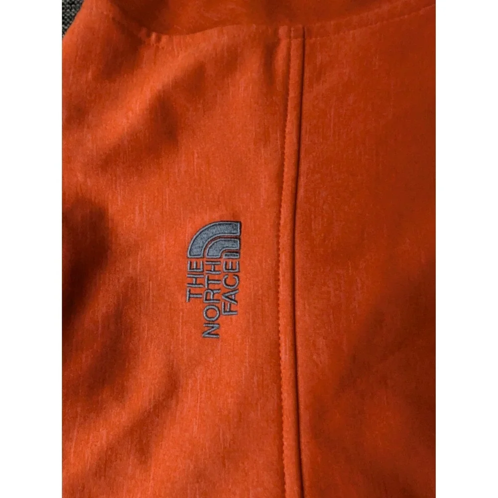 The North Face Jacket Men's XL‎ Orange Fleece Lined Full Zip Bionic Outdoor Coat